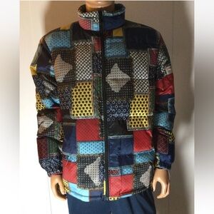 Stussy Puffer Multicolor Jacket Size XL